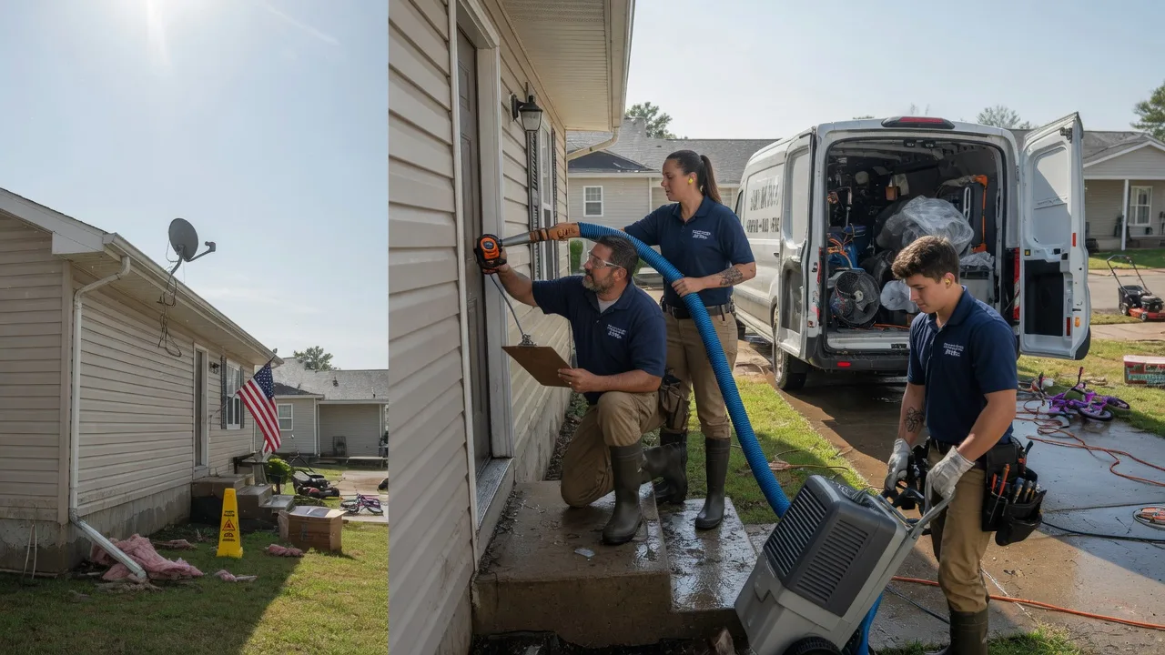 Ceiling Water Damage Restoration in Heber Springs, AR near me